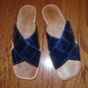 DiStefano Italian Crocodile Handmade sandals men